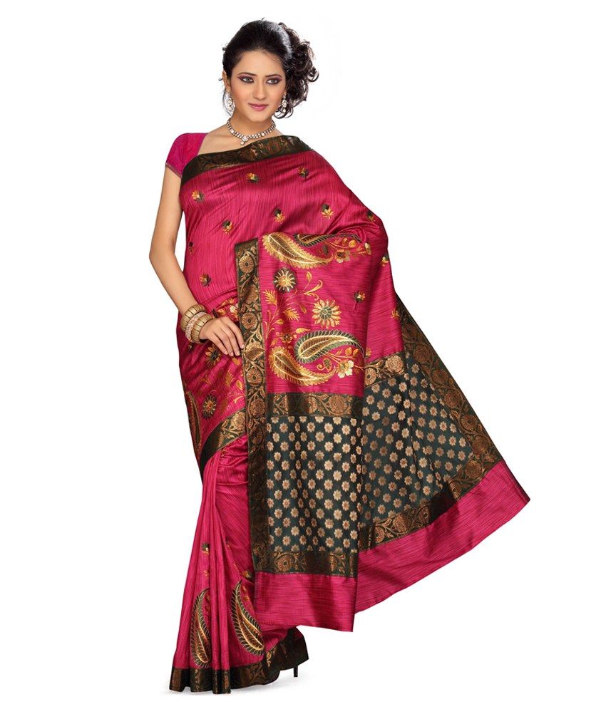 tussar cotton saree