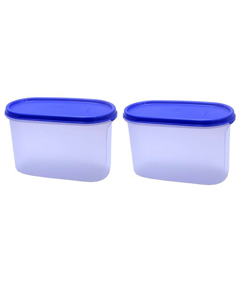 Tupperware Modular Mates Oval#2, 1.1ltr - 2 Pcs: Buy Online at Best ...