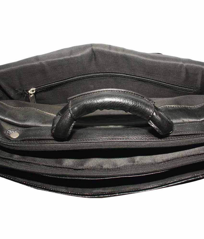 C Comfort Black Leather 15 inch Laptop Messenger Bags - Buy C Comfort ...