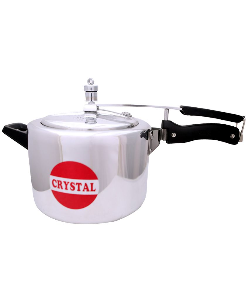 Crystal Mirror Finish Pressure Cooker With Lid- 3 Litre: Buy Online at