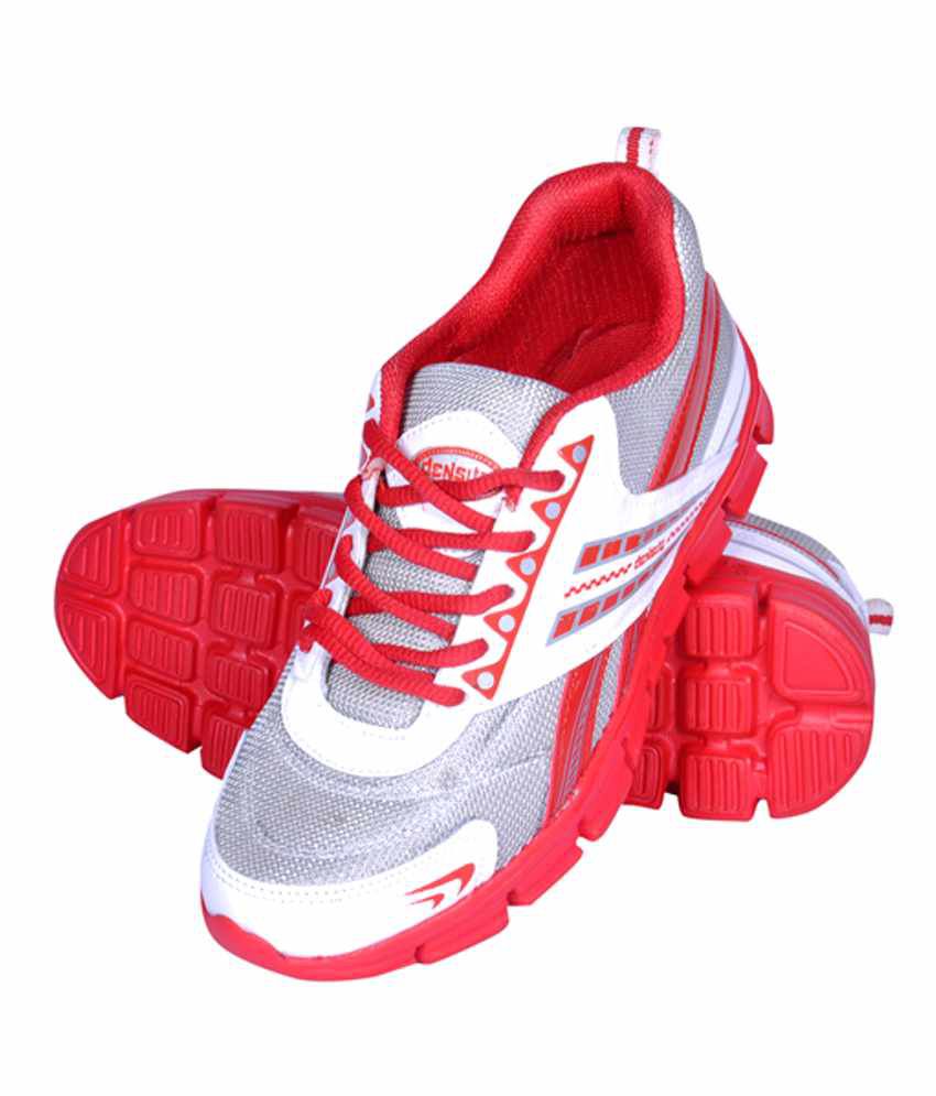 Density White and Red Sports Shoes: Buy Online at Best Price on Snapdeal