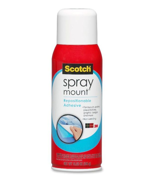 3M Scotch Spray Mount Repositionable Adhesive Spray Can (160 oz.): Buy