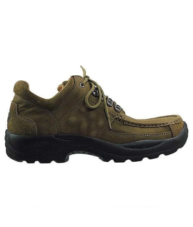 Fighter Stylish Olive Leather Men's Casual Shoes - Buy Fighter Stylish ...