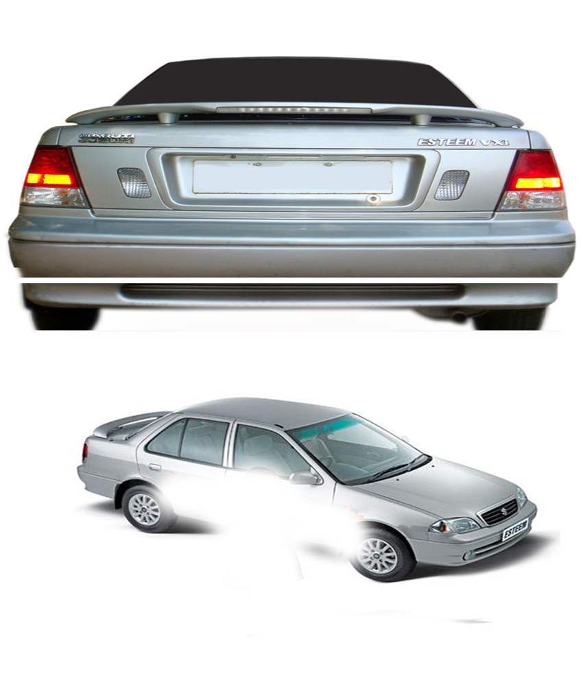 Shopper's Hub Car Body Coloured Spoiler Maruti Suzuki Esteem