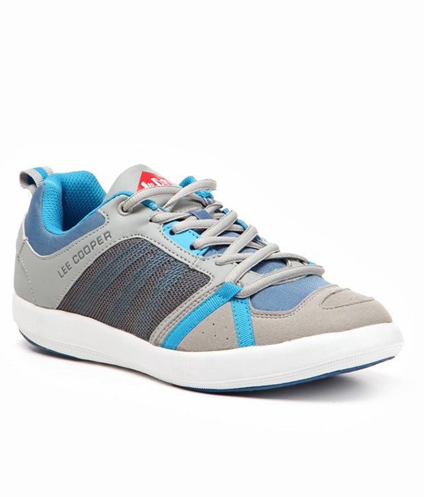 lee cooper grey sneakers