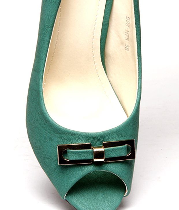 stylish green shoes