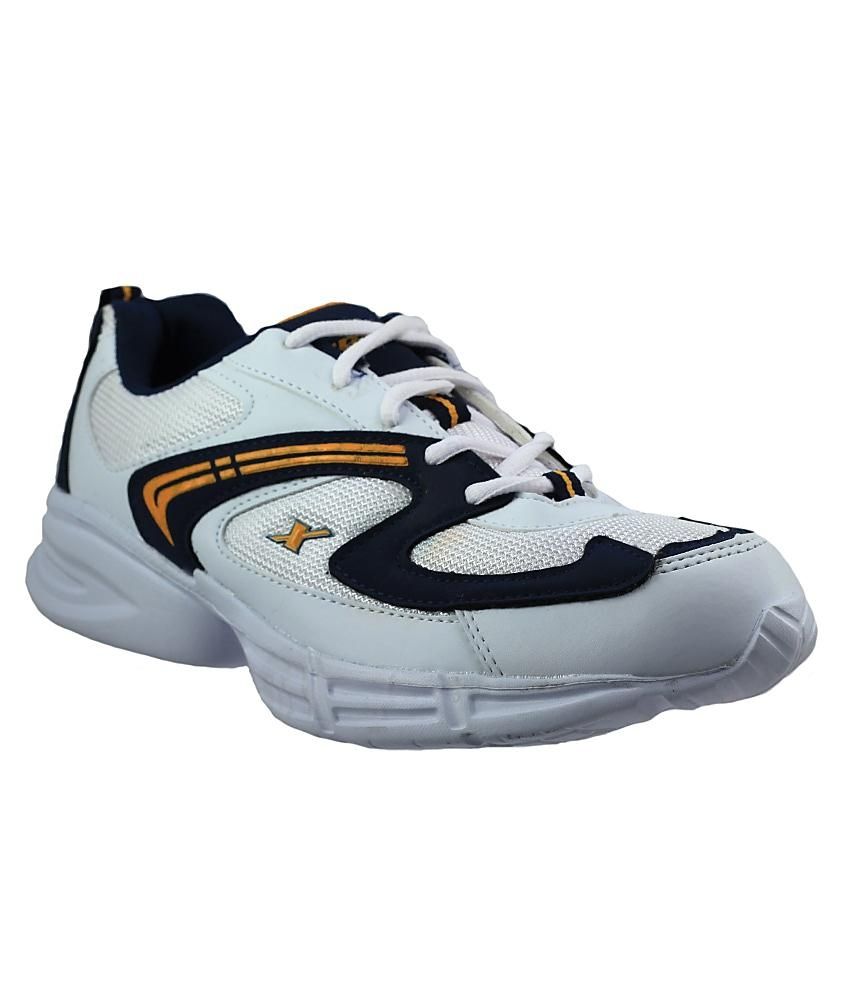 Sparx White & Navy Blue Sports Shoes - Buy Sparx White & Navy Blue ...