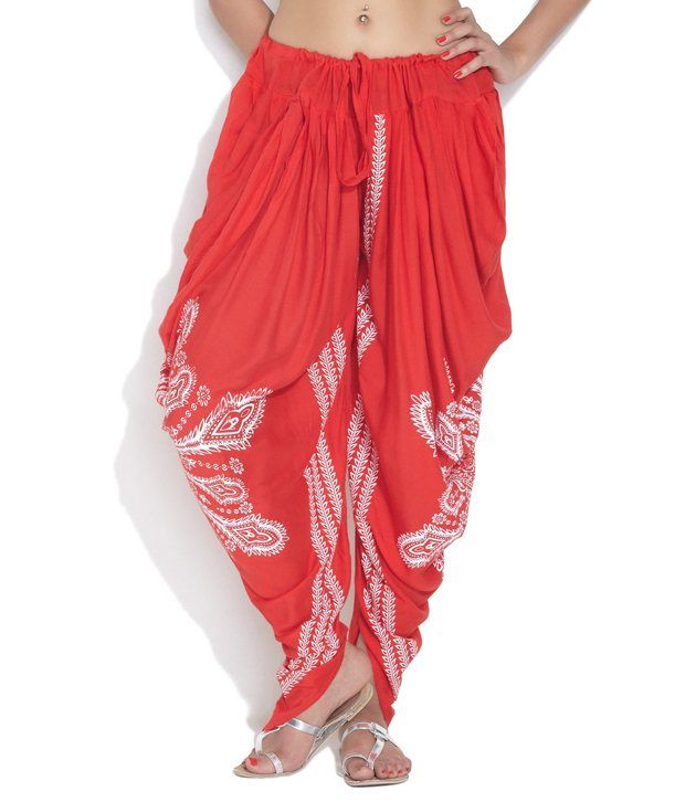 printed dhoti pants