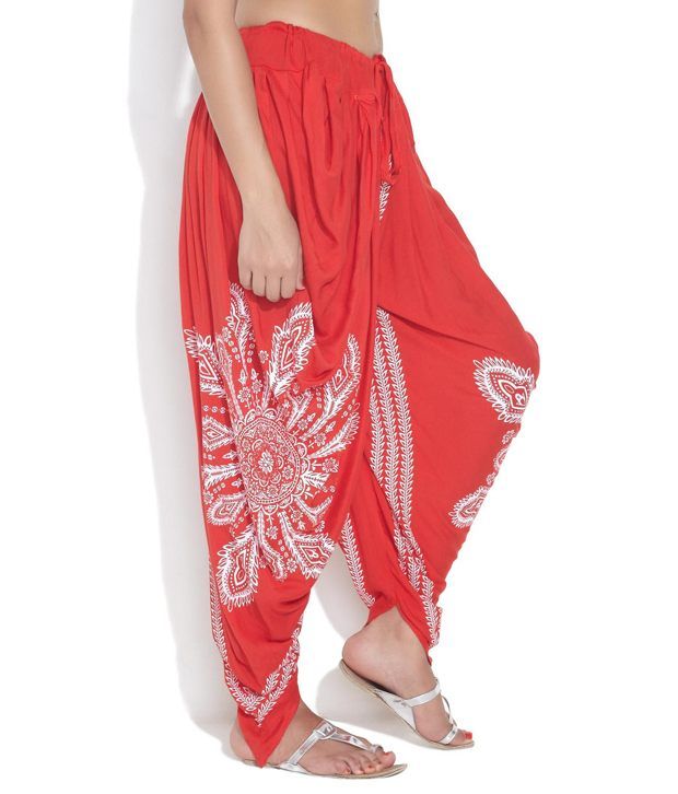 printed dhoti pants