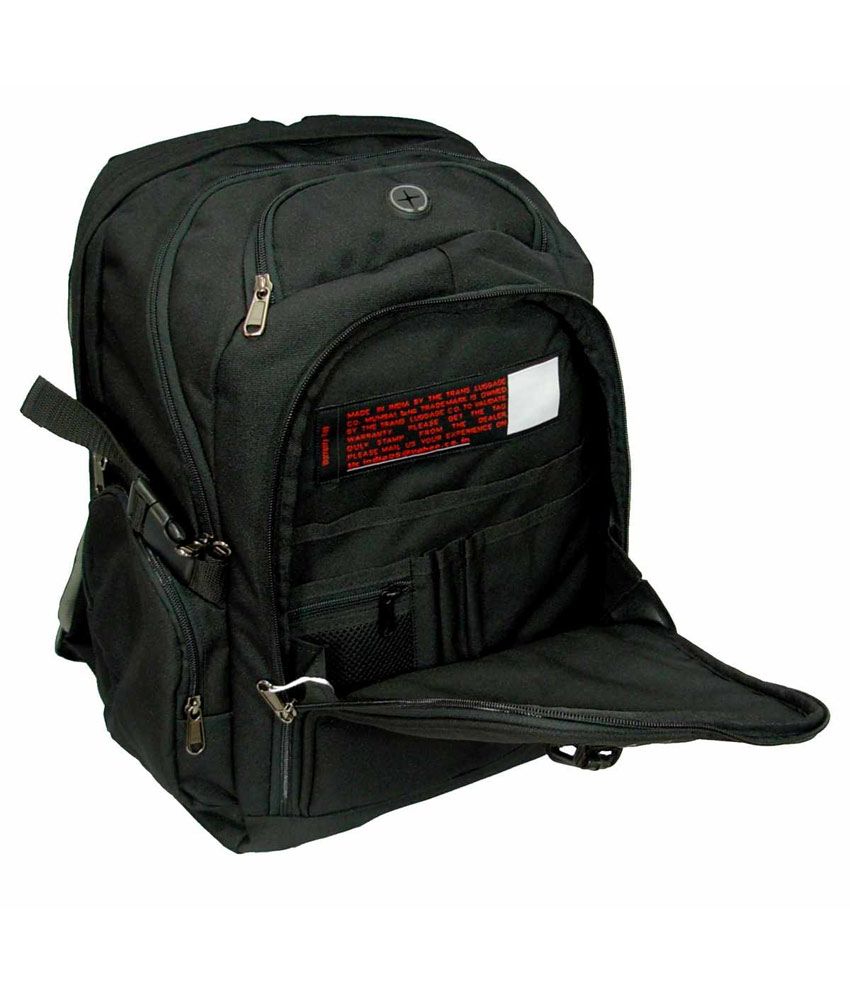 TLC Midway Backpack Bag for School College Travelling (Black) Buy TLC