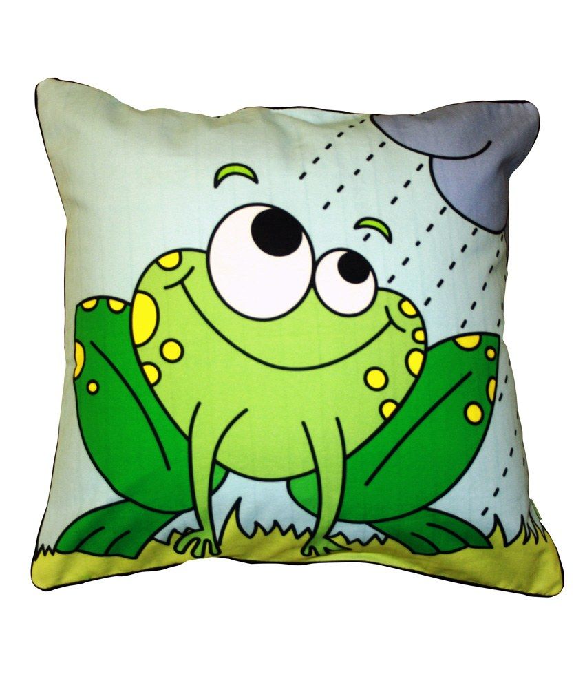 frog cushion cover