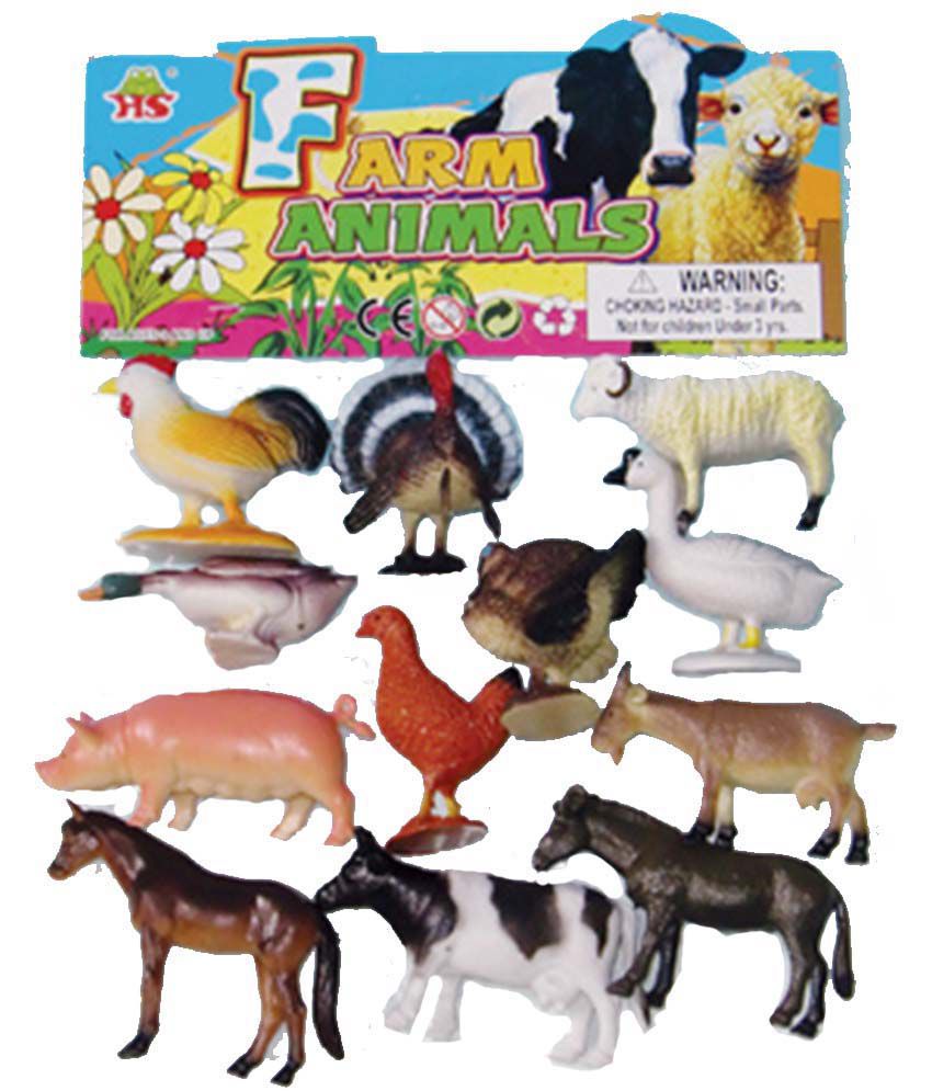 Hang Shuntoys Farm Animals Plastic Toys for Kids ( 12 Pcs. Pack ) - Buy  Hang Shuntoys Farm Animals Plastic Toys for Kids ( 12 Pcs. Pack ) Online at  Low Price - Snapdeal