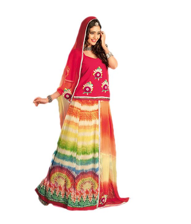 Admyrin Multicolour Rajasthani Poshak With Digital Prints Buy Admyrin