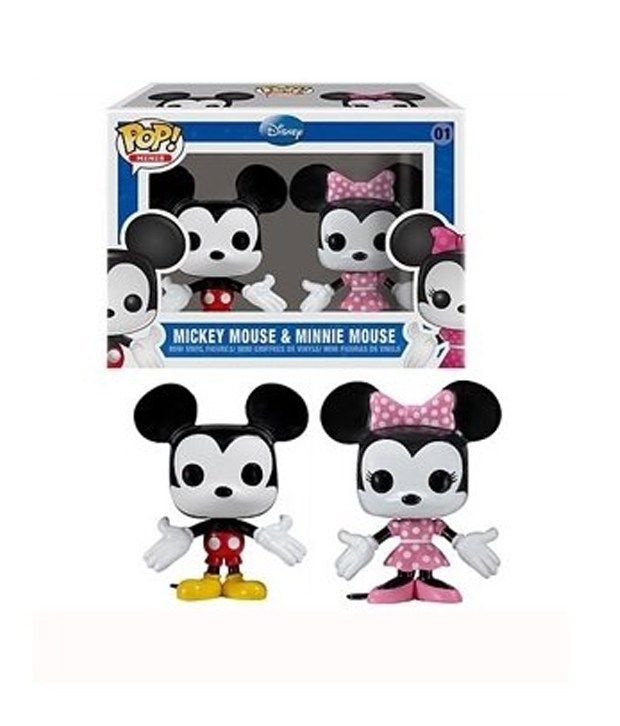 mickey and minnie plastic figures