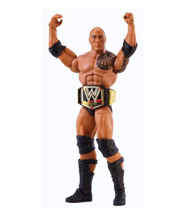 Mattel WWE Elite Collection The Rock Action Figure(Imported Toys) Buy