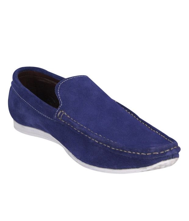 electric blue loafers