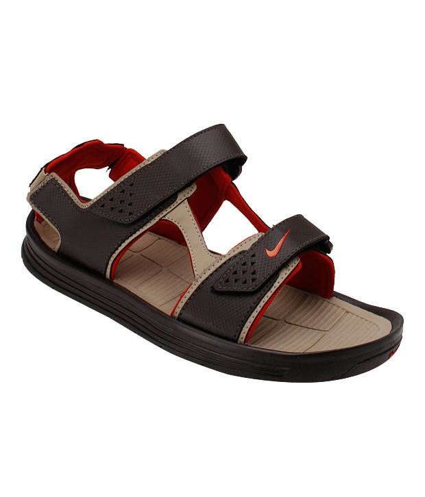 nike sandals for men red