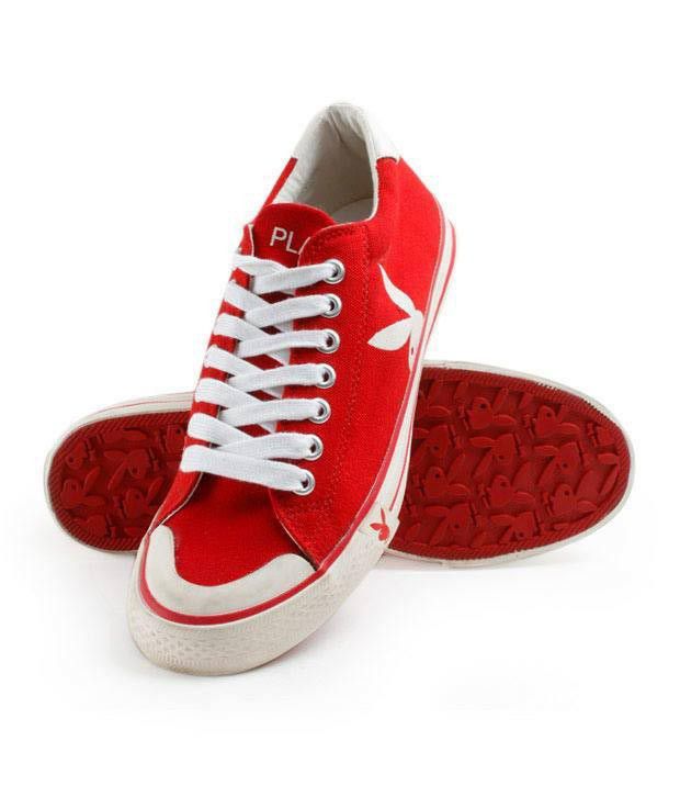 funky red shoes