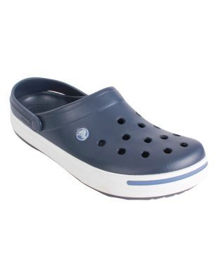 crocs navy blue clogs