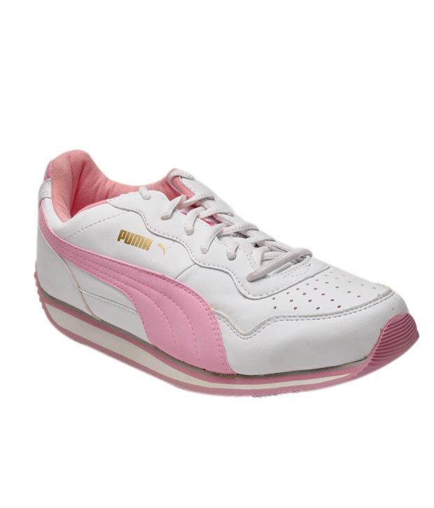 Puma Commander White & Pink Running Shoes Price in India- Buy Puma ...