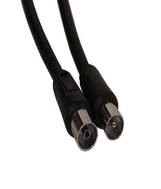 Buy Tv Rf Pin To Plug Male To Female Cable For Tv Vcr Dth Online At Best Price In India Snapdeal