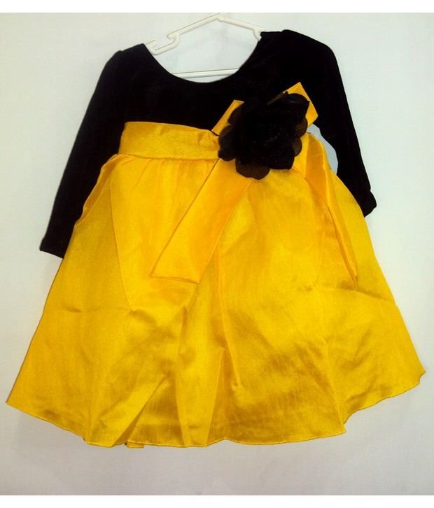 yellow frock for kids