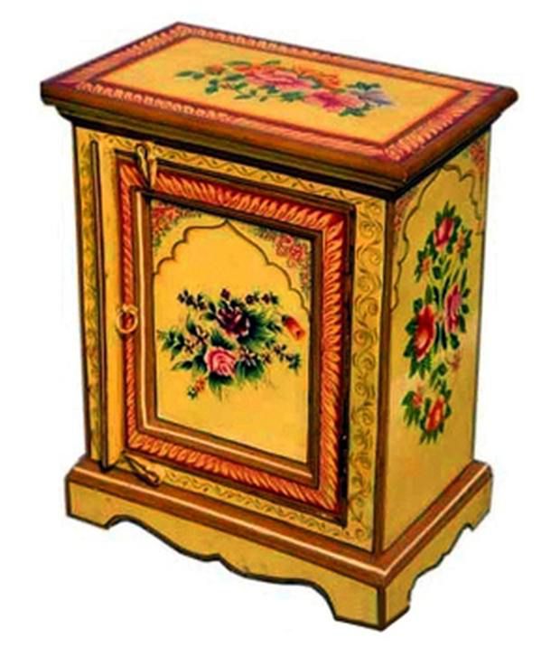 Indian Furniture Sheesham Wood Painted Bedsider - Buy Indian Furniture Sheesham Wood Painted ...