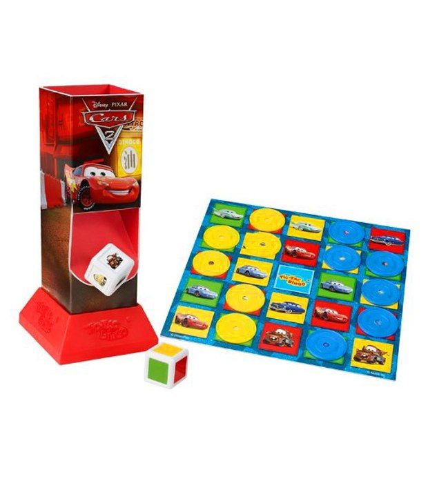 Mattel Cars 2 Tic-Tac-Bingo Game Board Game(Imported Toys) - Buy Mattel ...