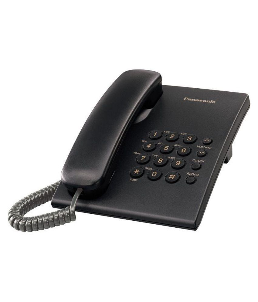 Buy Panasonic Kx ts500 Corded Landline Phone  Black 