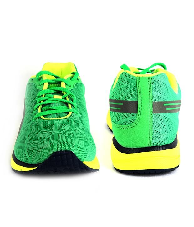 neon green puma shoes