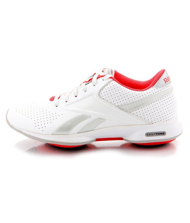 Reebok Easytone White & Red Sports Shoes Price India- Buy Reebok Easytone Red Sports Shoes Online at Snapdeal
