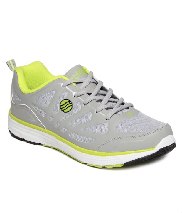 Action Gray \u0026 Green Sports Shoes - Buy 