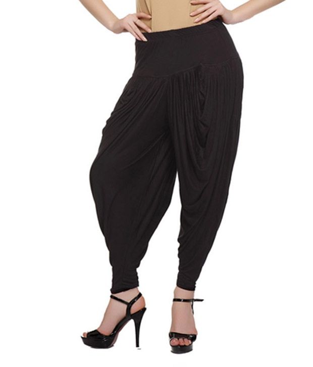 black dhoti pants for ladies