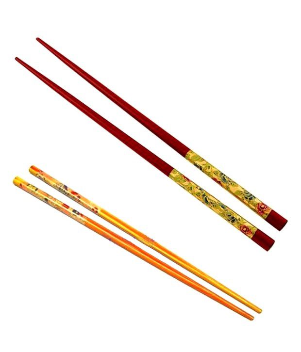 Gauba Traders Fancy Wooden Chinese Chopsticks: Buy Online ...