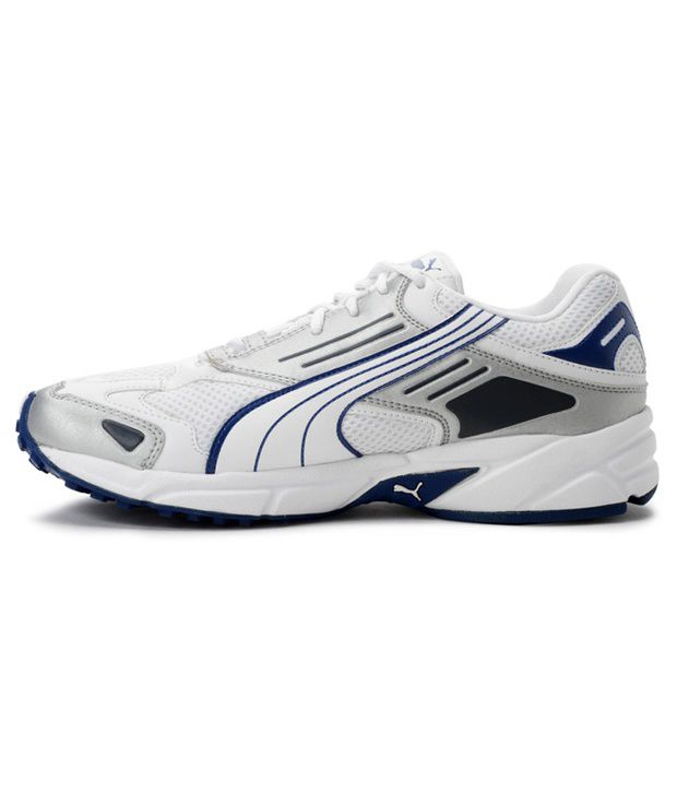 Buy Puma Cat Runner White & Blue Running Shoes for Men | Snapdeal.com