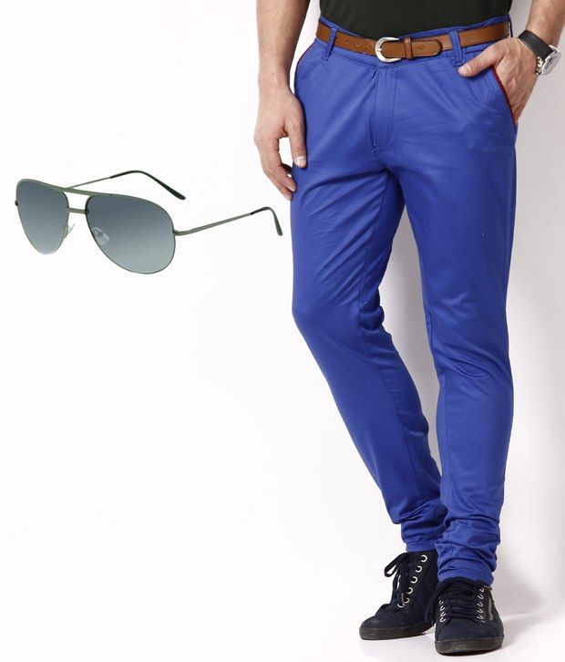 royal blue chinos