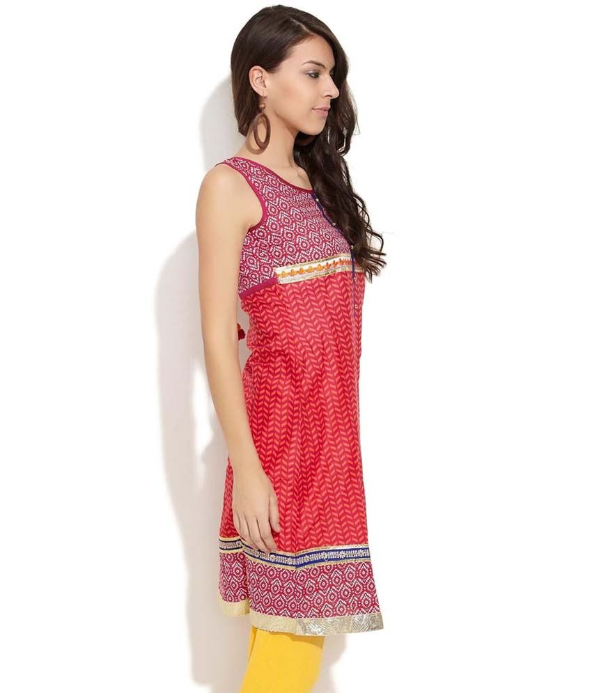 sleeveless kurtis online
