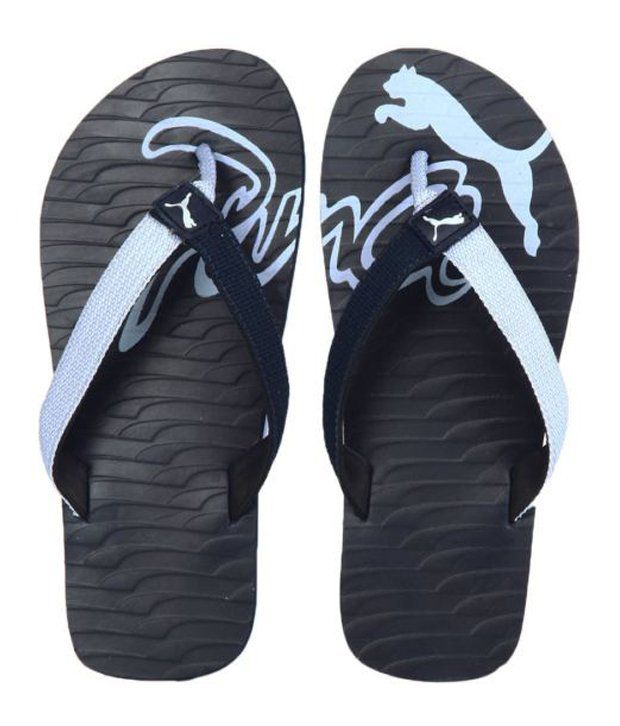 Puma Blue Slippers & Flip Flops Price in India- Buy Puma Blue Slippers ...