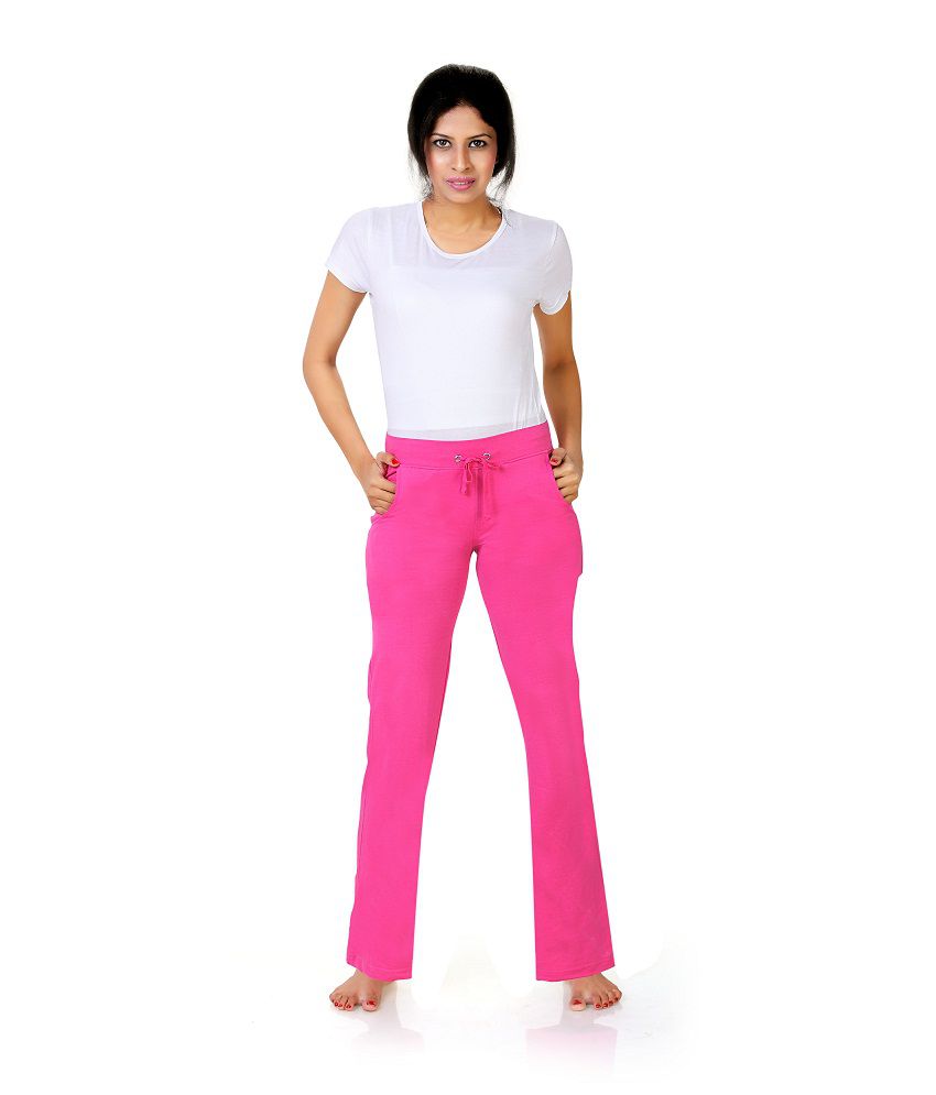     			Misscutey Fancy Knitted Pant Hot Pink