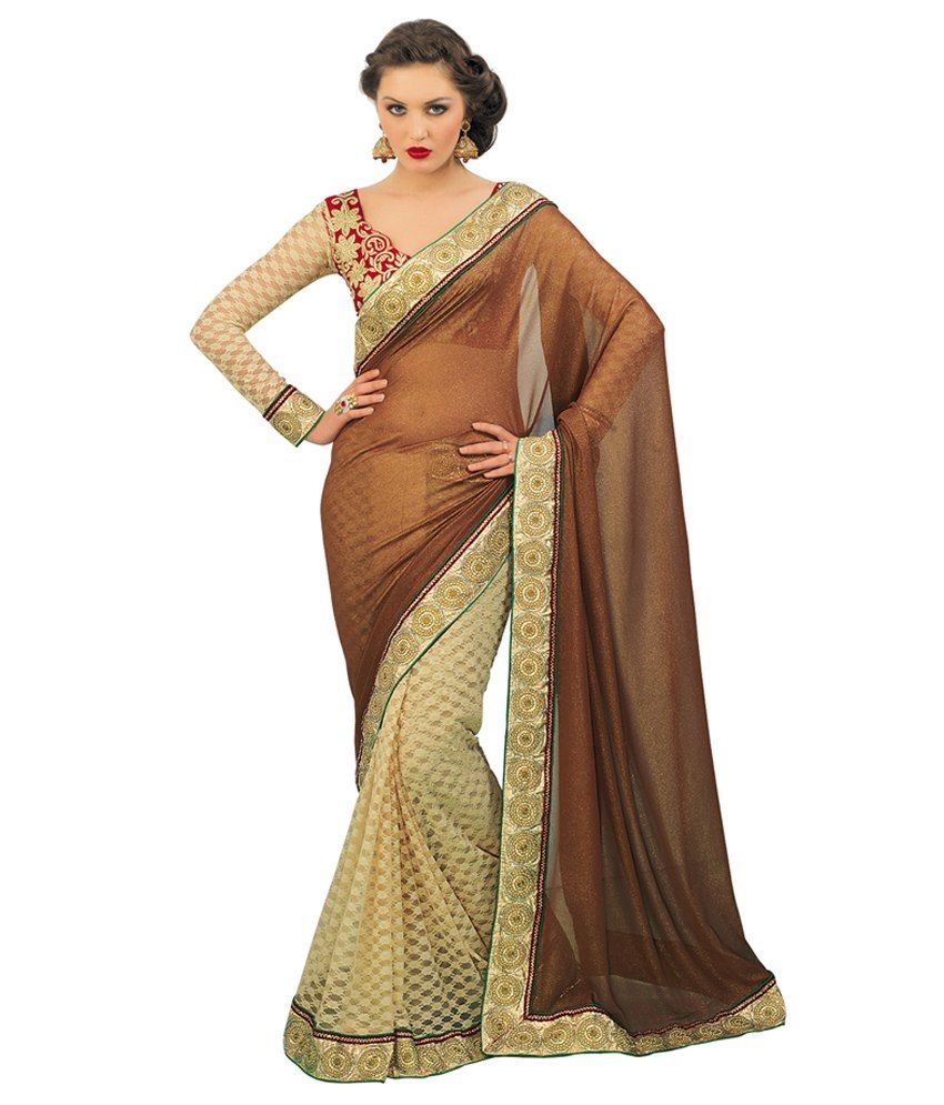 form card debit hdfc Chiffon Saree  Sarees Chirag Brown Semi Sarees Chirag Buy