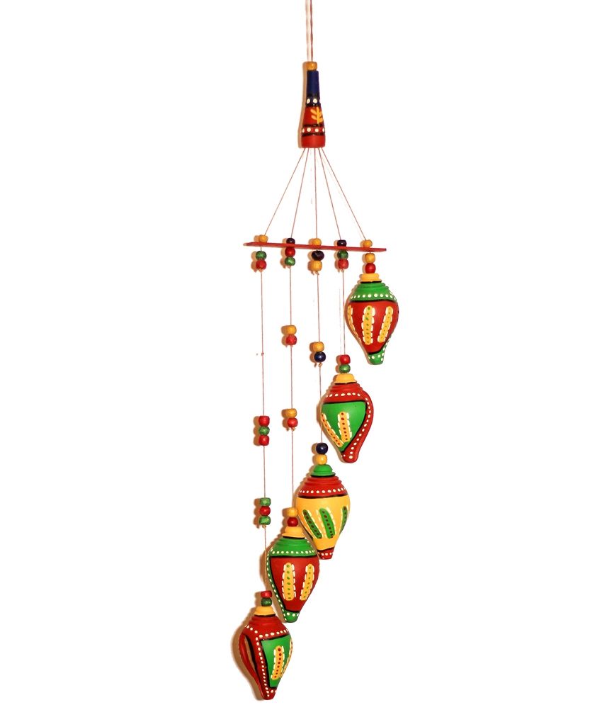 Unravel India Multi Teracotta Wind Chimes Unravel India Multi Teracotta Wind Chimes
