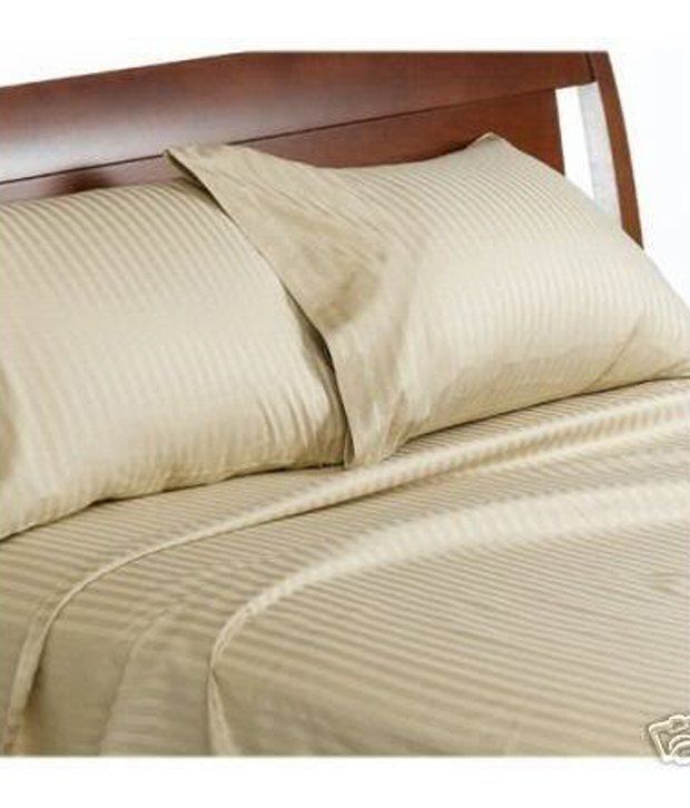 600 Thread Count Egyptian Cotton Attached Waterbed Sheet Set King