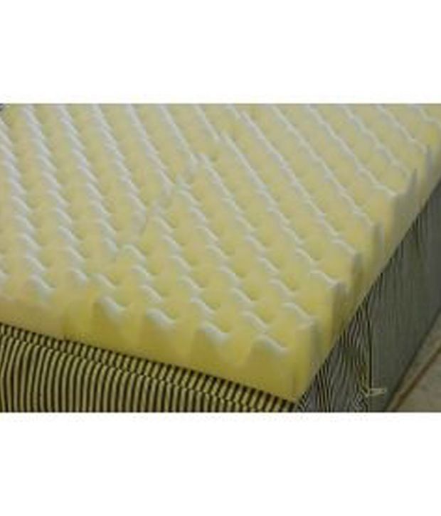 Foam Eggcrate Mattress Overlay - Size Queen - 56 inches X ...