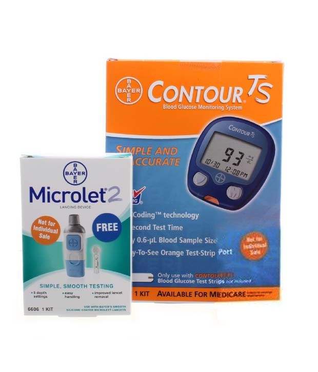 Contour TS Blood Glucose Meter - 10 Strips Free