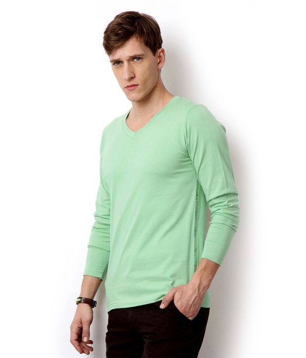 Street Junkies Pista Green Full Sleeve T-Shirt - Buy Street Junkies ...