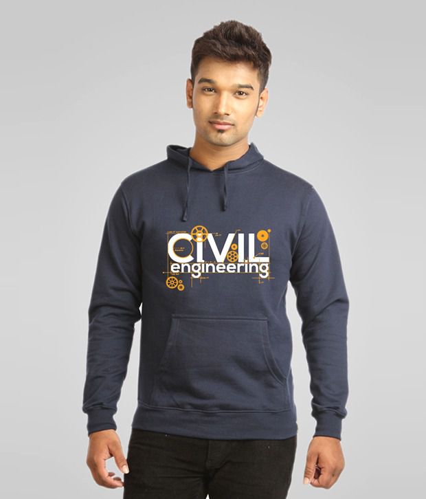     			Campus Sutra Blue Civil Engineering Sweatshirt