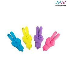 Microware 16GB Hand Shape Cheering Hand Pen Drive