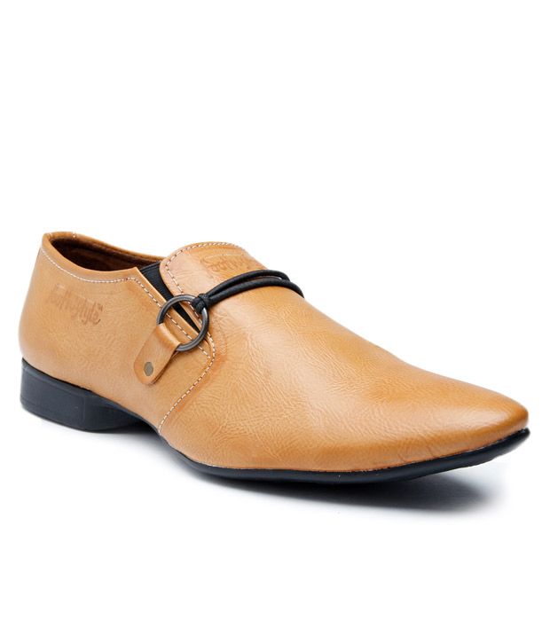 snapdeal leather shoes