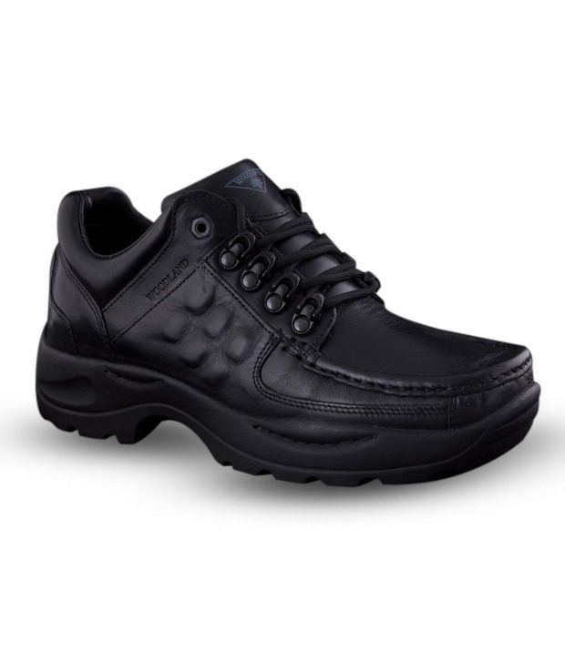 Woodland Black Outdoor Shoes - Buy 