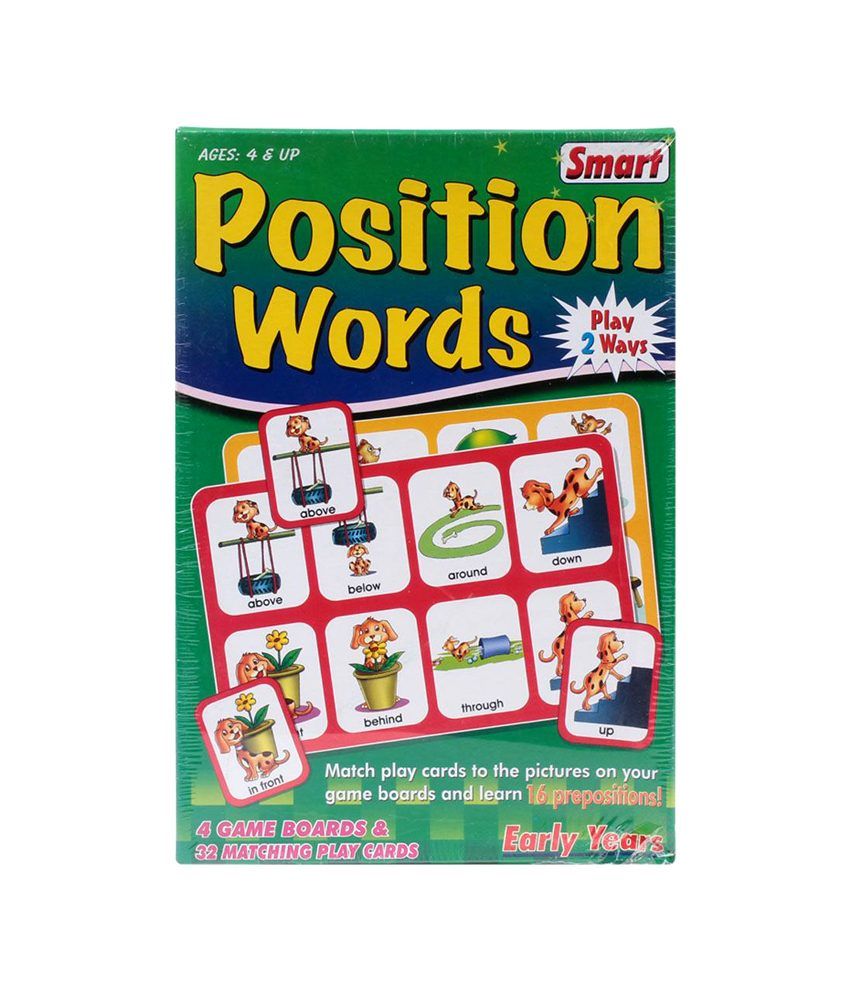 Smart Position Words Early kids development educational playing toy